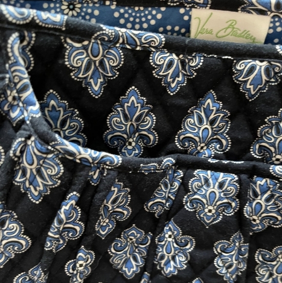 Vera Bradley Blue Bandana Shoulder Cross Body Flap Bag w/ accessories EUC - Picture 4 of 4